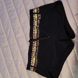 Charlie Gold Leaf Swim Trunks